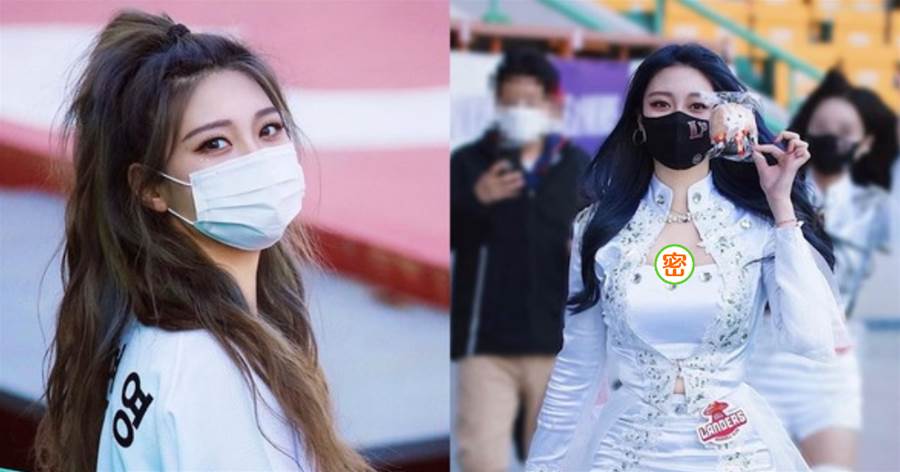 南韓球場邊出現口罩正妹「一秒子瑜即視感」！極品臉蛋身材曝光