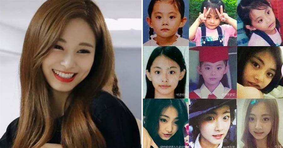 twice女團「小時候和出道前」照片對比，「周子瑜」依然是美得驚為天人！